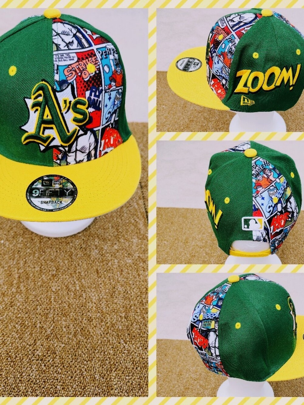 OAKLAND ATHLETICS MLB BASEBALL SNAPBACK HAT.